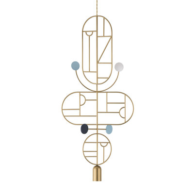 Wooden Dots 1 - Light Pendant