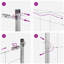 Vidaxl Field Fence Galvanised Steel-116798187-116798186