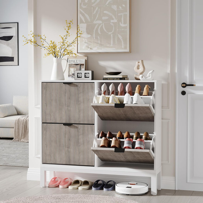 Range-chaussures pour le vestibule, Gris