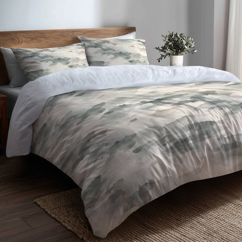 Ensemble de 4 édredons Abstract Bed, King Comforter + 3 Additional Pieces