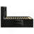 Jazz Black Queen Storage Bed-546891215