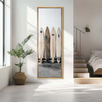 Reproduction d'art sur toile encadrée rétro Vintage