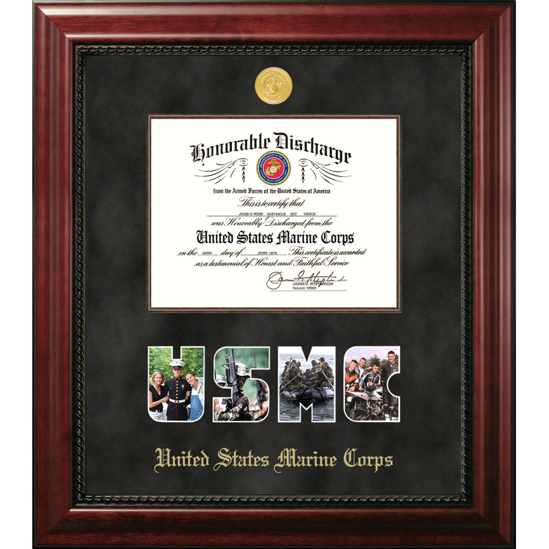 Marine Discharge Executive Picture Frame