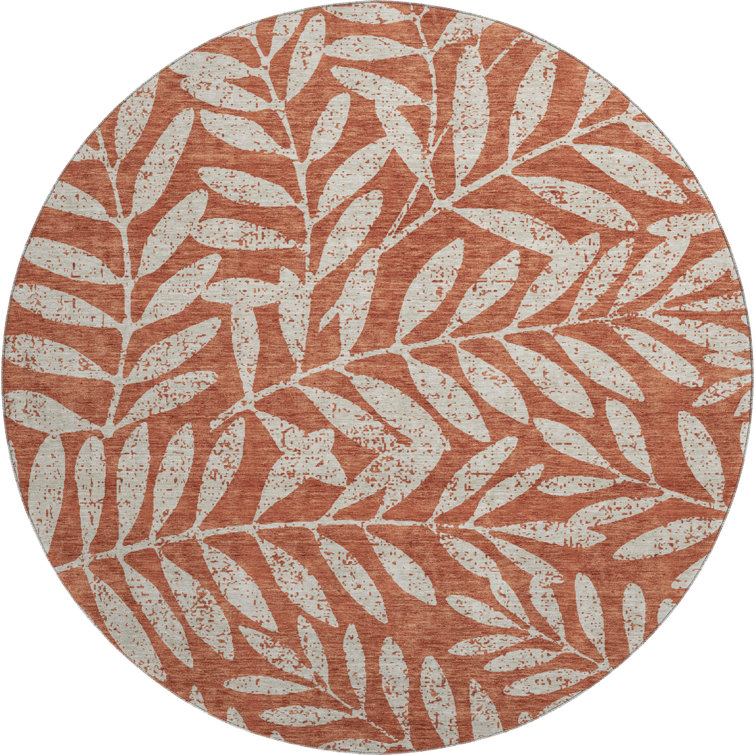 Premium Machine Washable Prisco Paprika Rug