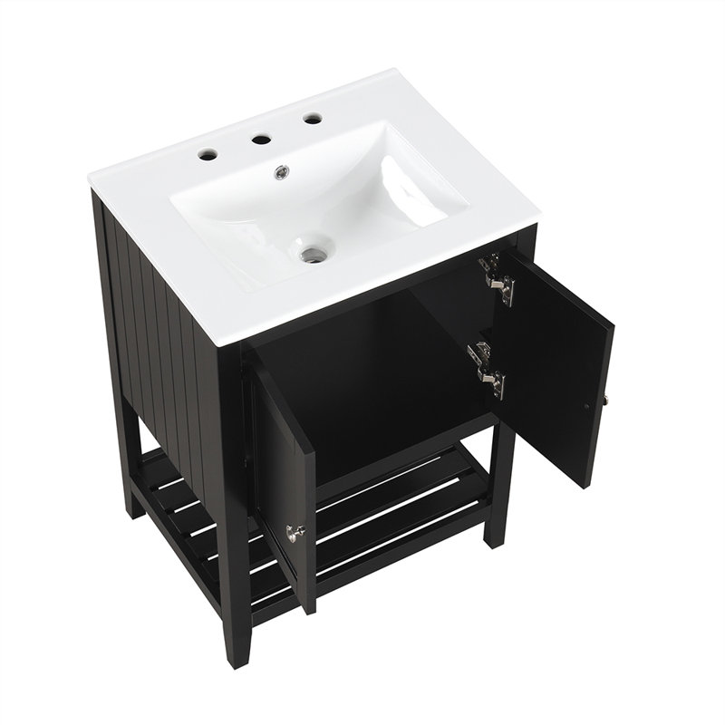 Ensemble de meuble-lavabo simple 34,01 po avec plateau Suro