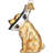 Old World Christmas Glass Blown Ornament for Christmas Tree, Cone of Shame Dog