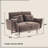 47.62" Velvet Loveseat, Modern 2-Seat Sofa for Small Space, Apartment or Bedroom-1237523439