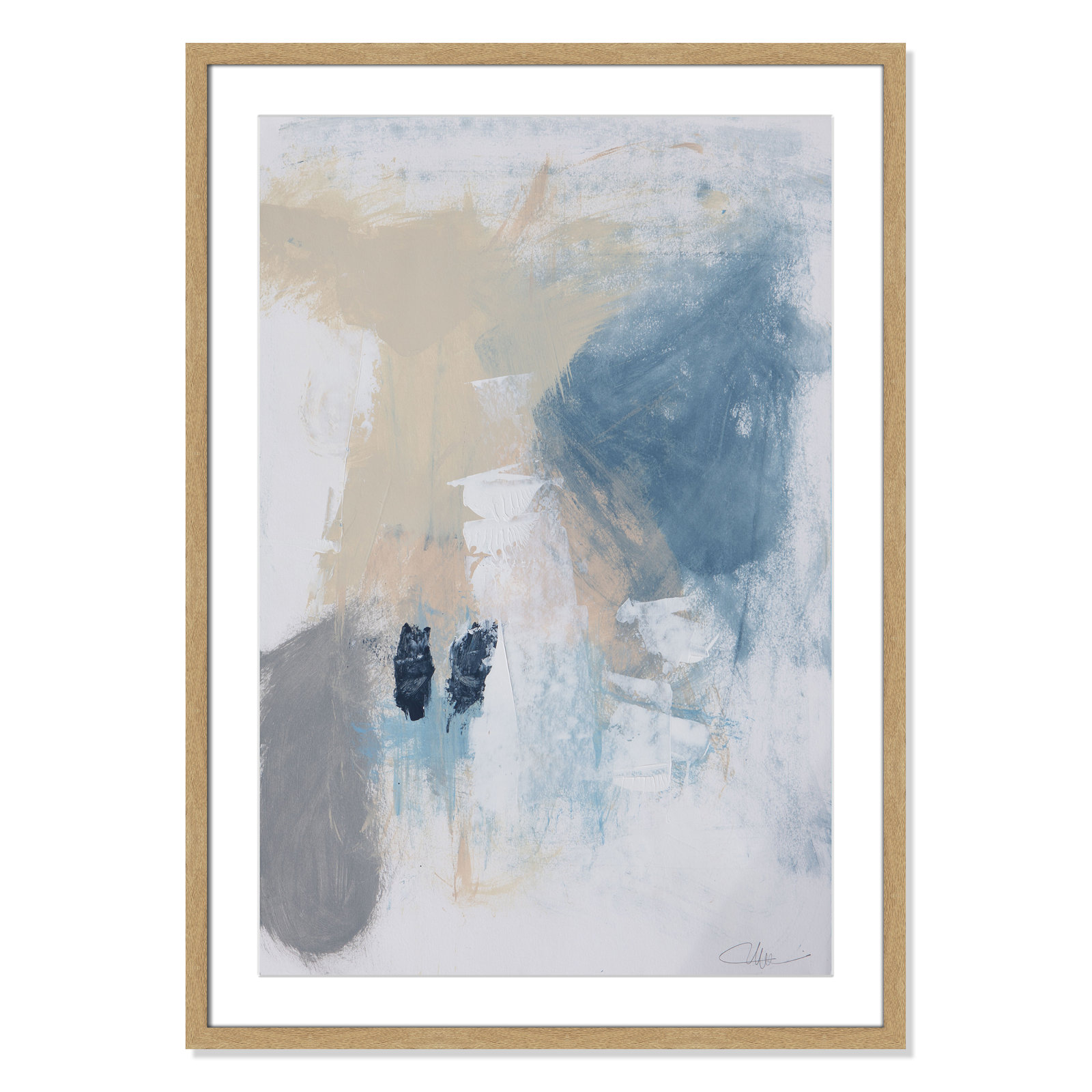 Coastal Carnival II Print by Casa Fine Arts, White, 35.5" H x 25.5" W x 1.25" D, Natural Single Picture Framed Paper