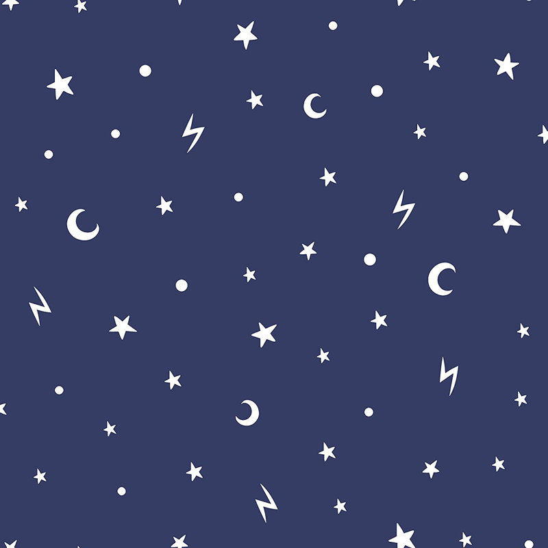 Cirencester 10.05m x 53cm Matte Wallpaper Roll, Navy
