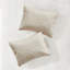Ensemble de couvre-lit réversible 3 pièces crème double / grand-119237243-119237241