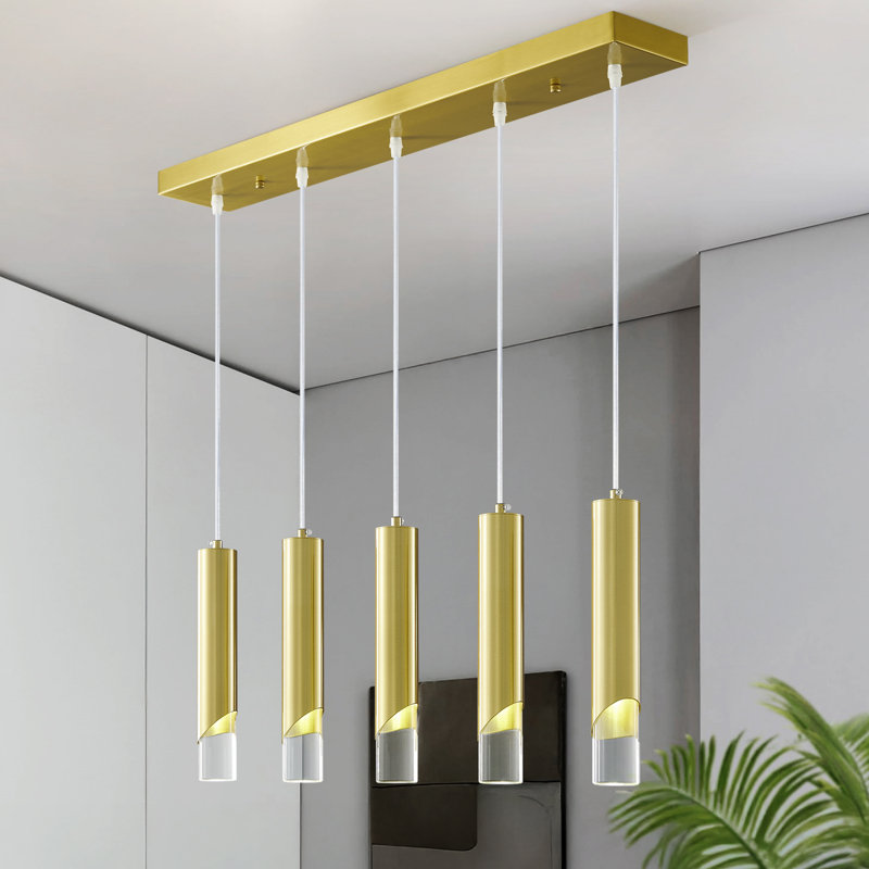 Mini luminaire suspendu 4 lumières dans la cuisine Mini luminaire suspendu pour chambre à coucher avec table de chevet et petit lustre pour îlot de cuisine