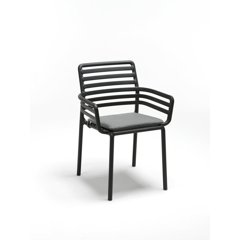 Doga Outdoor Dining Armchair, Anthracite