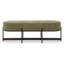 Banc en tissu de mousse mérinos Uttermost