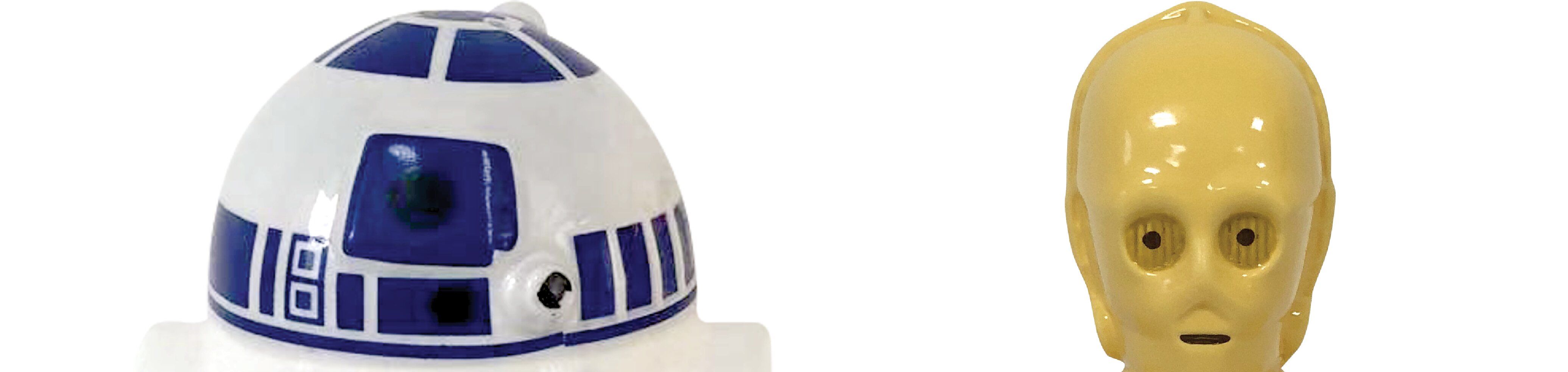 Star Wars D-O And R2-D2 Ceramic Shaker Set of 2