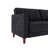 Perdue 81.5" Velvet Square Arm Convertible Sofa-1134429059
