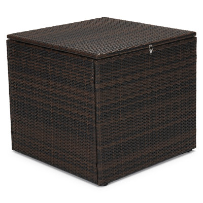 100 Gallons Wicker Outdoor Storage Deck Box by Ebern Designs