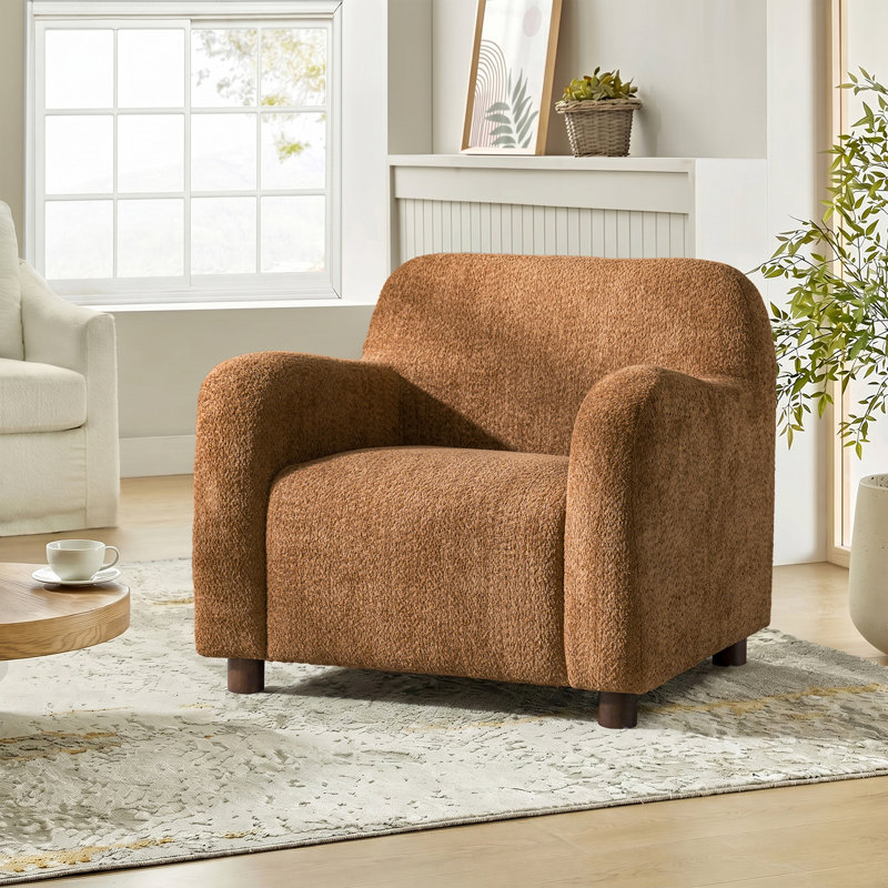 Fauteuil Crestino Berken, Caramel