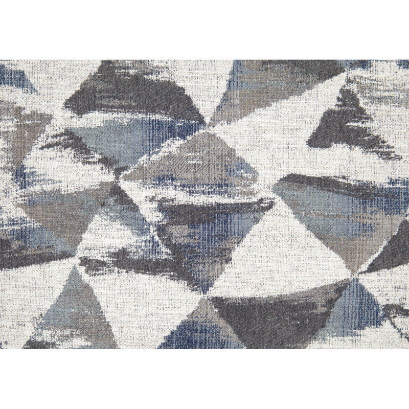 Coussin décoratif contemporain en chenille 2 pièces