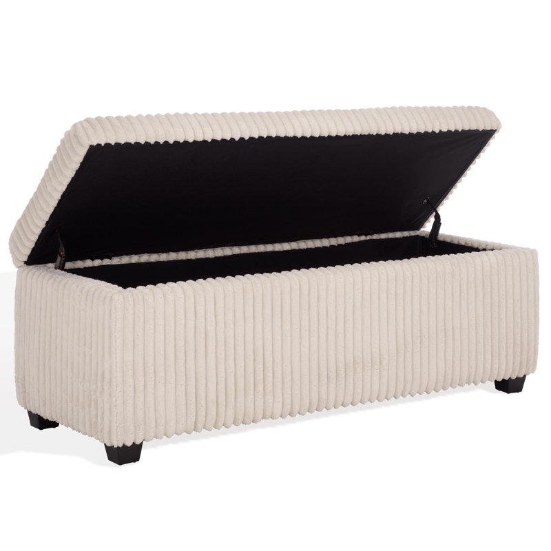 Banc de rangement Lynzie, Ivoire