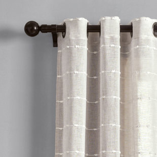 Paire de rideaux transparents Farmhouse (Ensemble de 2)