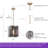 Quitman 1-Light Dimmable Pendant-1248170435