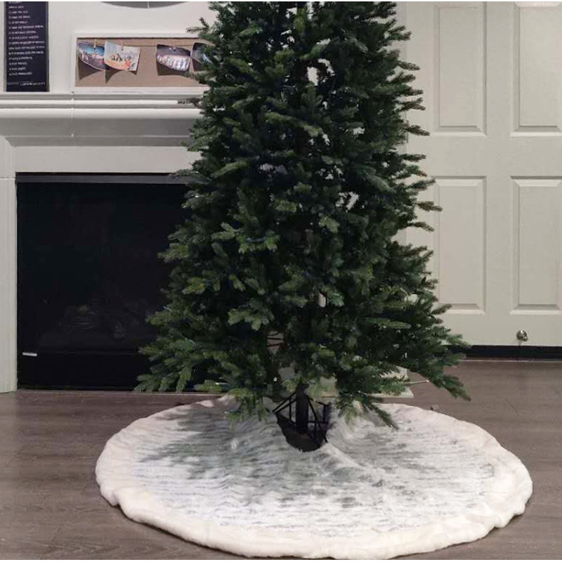 Jupe d'arbre, Argent, H 52 po x l 52 po