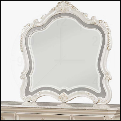 Chantelle Pearl White Finish Mirror