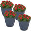 Pot de fleurs d'extérieur en polyrésine Kristie-1513175348