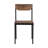 Space-saving Modern Dining Table, Metal Mdf, Rustic Style For Small Kitchens