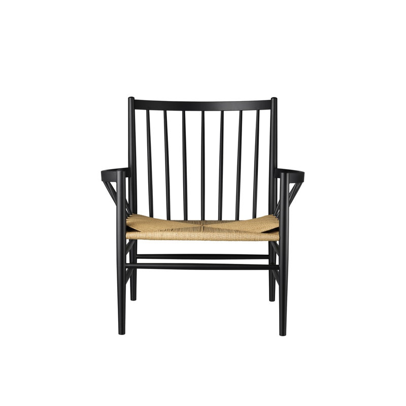 J82 Armchair, Jet Black