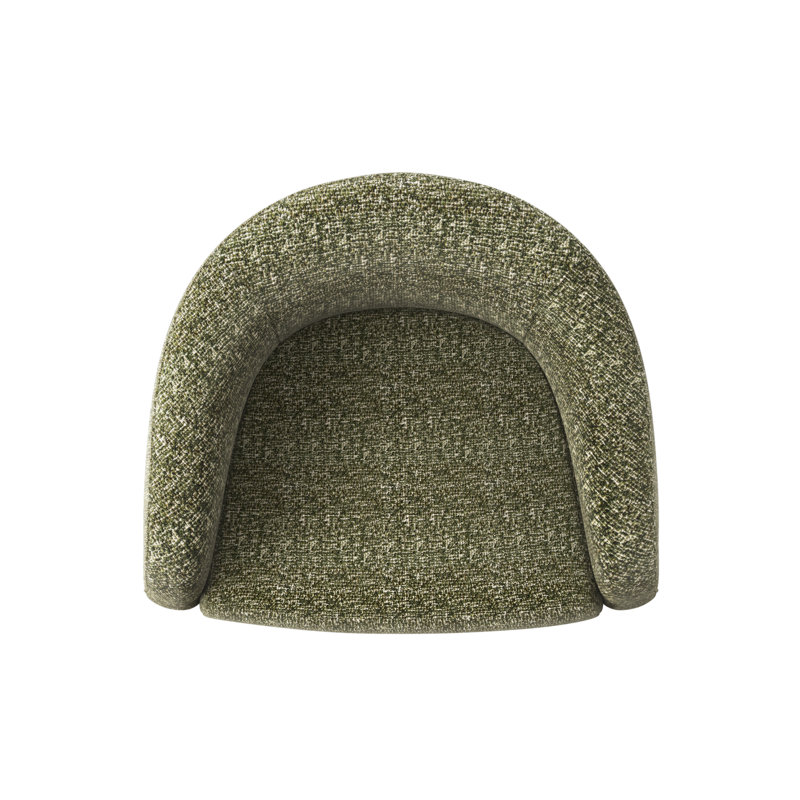 Chaise d'appoint Stella - Olive Boucle, Bouclé olive