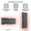 5.8cm, Smart WiFi-Enabled Electric Radiator Flat Panel with Intelligent Heating Control-615474181-615474179