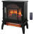 18''W Electric Fireplace Stove With Remote Control-1870844746
