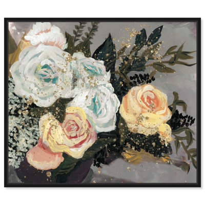 «Gentle Fall Florals», art mural floral réaliste réaliste par Art Remedy