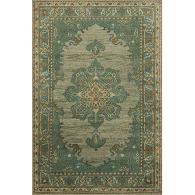 Green Traditional Woven Base Washable Rug