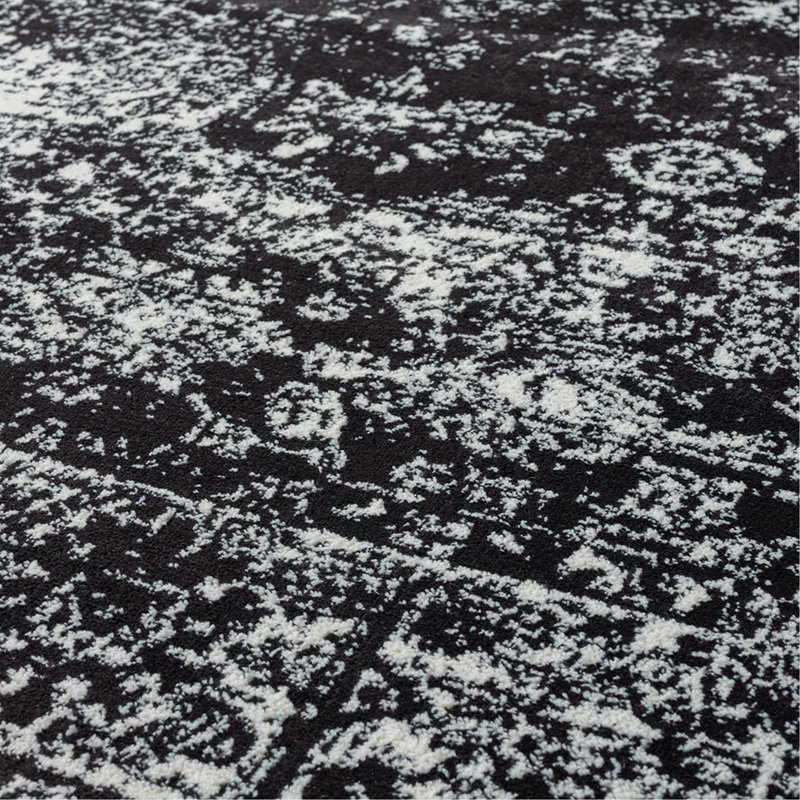 Tapis persan tissé délavé rétro