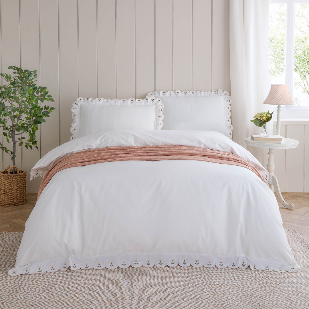 Florrie Cotton Duvet Cover Set Set