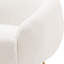 Fauteuil demi-tonneau en velours 29,56 po Jazilynn