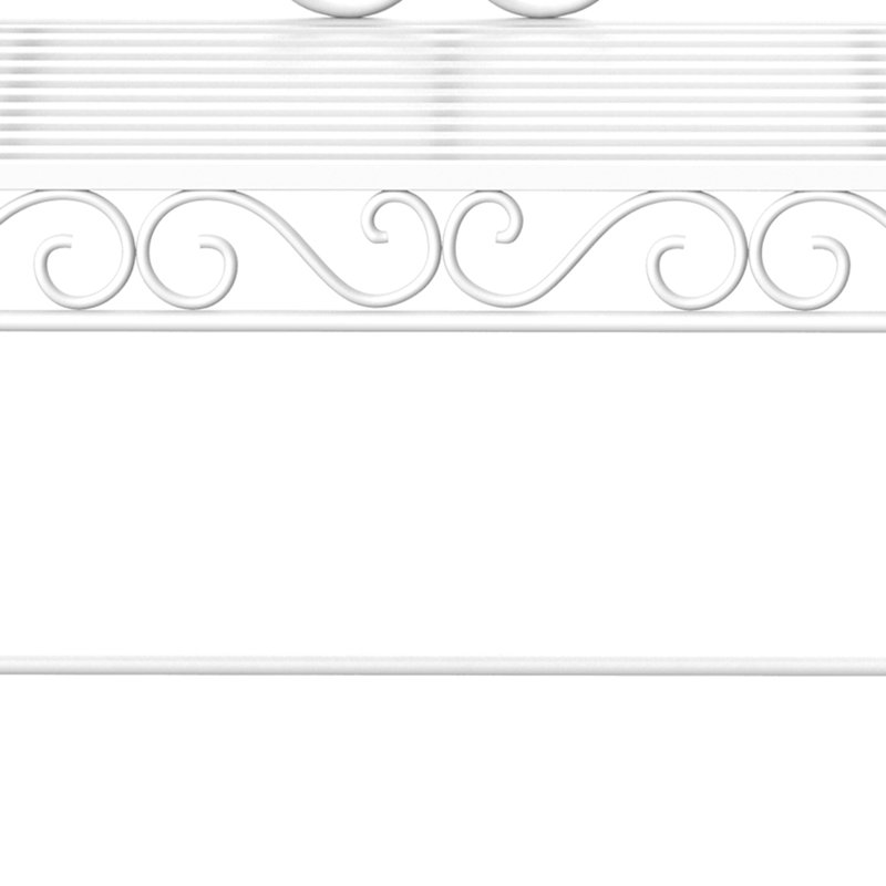 Banc de jardin Outsunny, banc de patio extérieur avec accoudoirs, banc de porche en métal, cour, bord de piscine, pelouse, crème