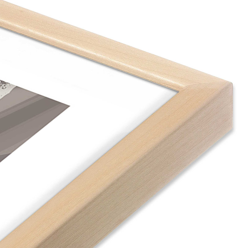 Ensemble de 3 gravures Timeless Grains, Érable brut encadré, H 17,5 po x l 25,5 po x P 1,25 po