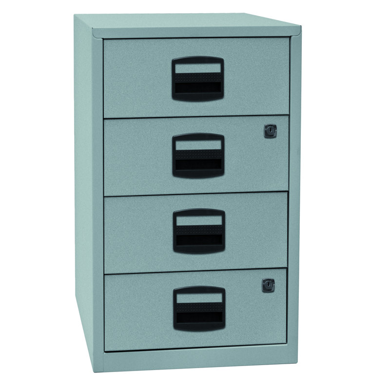 Pfa 41.3cm Wide 4 -Drawer File Cabinet, Silver
