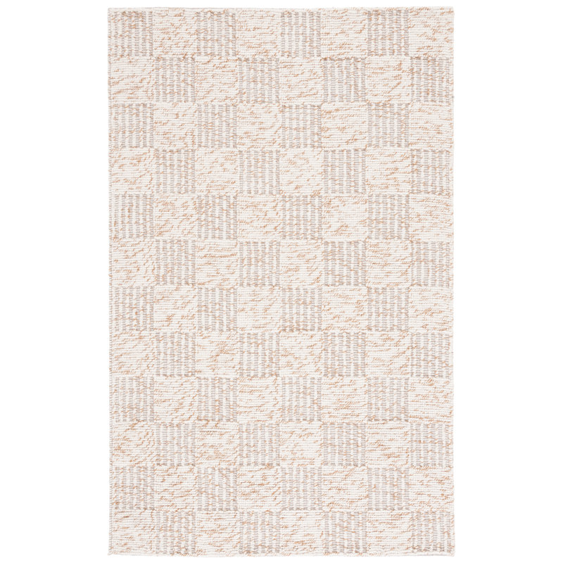 Tapis brun / ivoire Abbi 701, Rectangle 8 pi x 10 pi