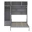 Grand lit escamotable avec armoire et armoire-1606238586