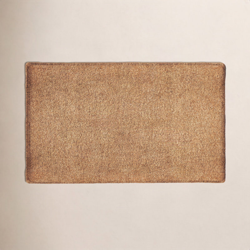 Tapis de porte d'extérieur uni Hancock, 2 pi x 4 pi