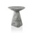 Fulcher Stone-Like 18"W Pedestal End Table-2134007125