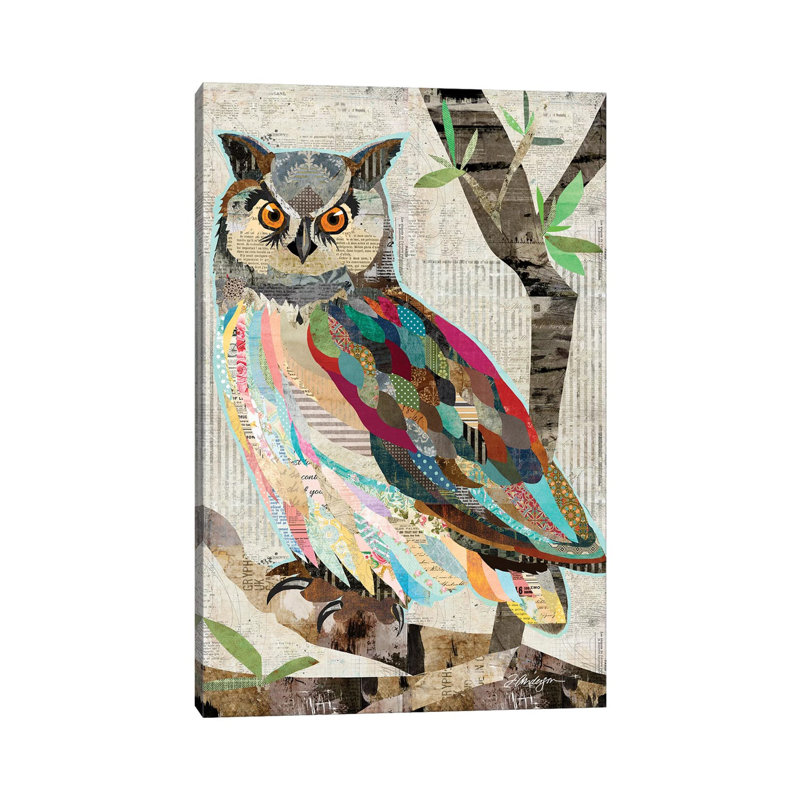 Owl Watch Over You by Traci Anderson - Painting on Canvas, Wrapped Canvas, 66.04cm H x 45.72cm W x 1.91cm D