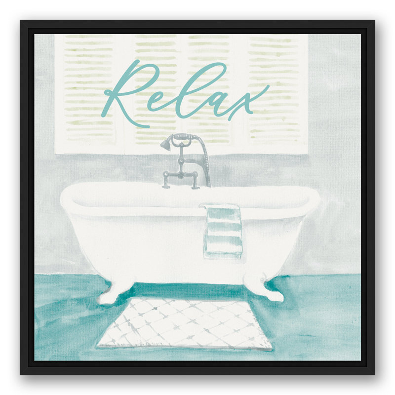 " Relax " Print, 21.75" H x 21.75" W x 1.75" D