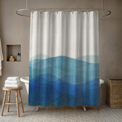 Rideau de douche simple Perine