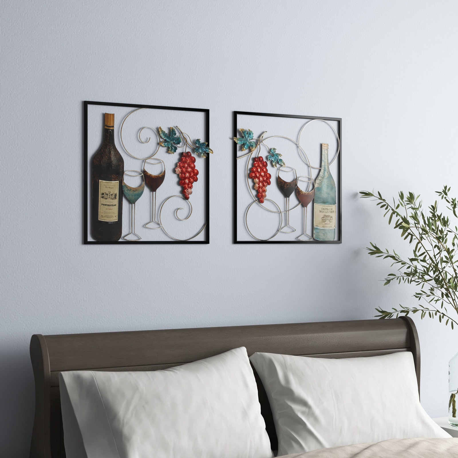 Lark Manor 2 Piece Metal Wall Décor Set & Reviews Wayfair Canada