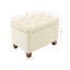 Repose-pieds de rangement rectangulaire en similicuir de 24 po Borchert-775841584